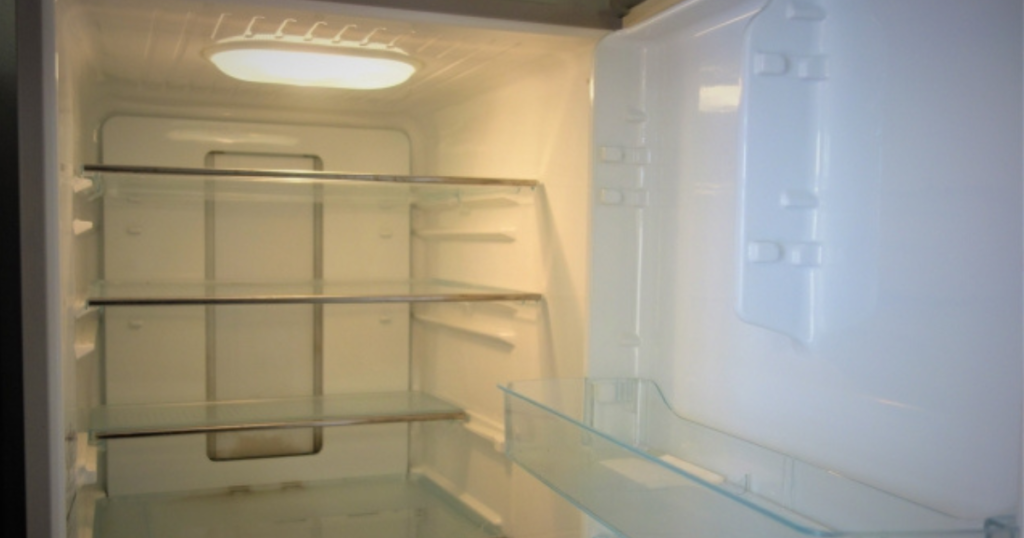 冷蔵庫パッキンカビ取り