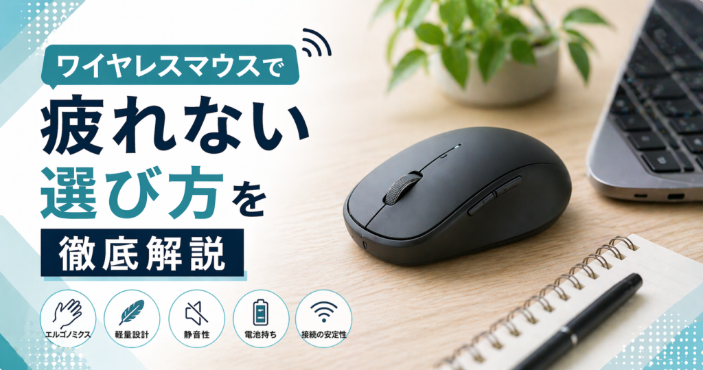 ワイヤレスマウス選び方ガイド