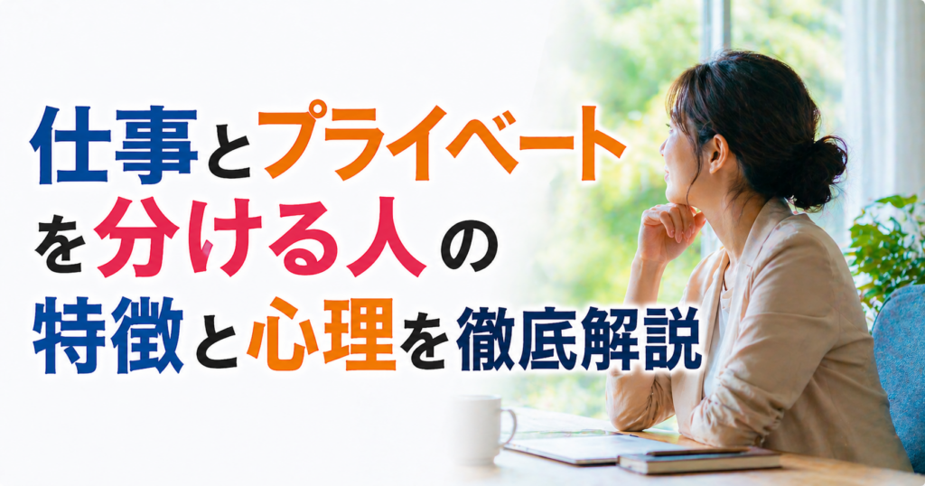 仕事とプライベートの心境