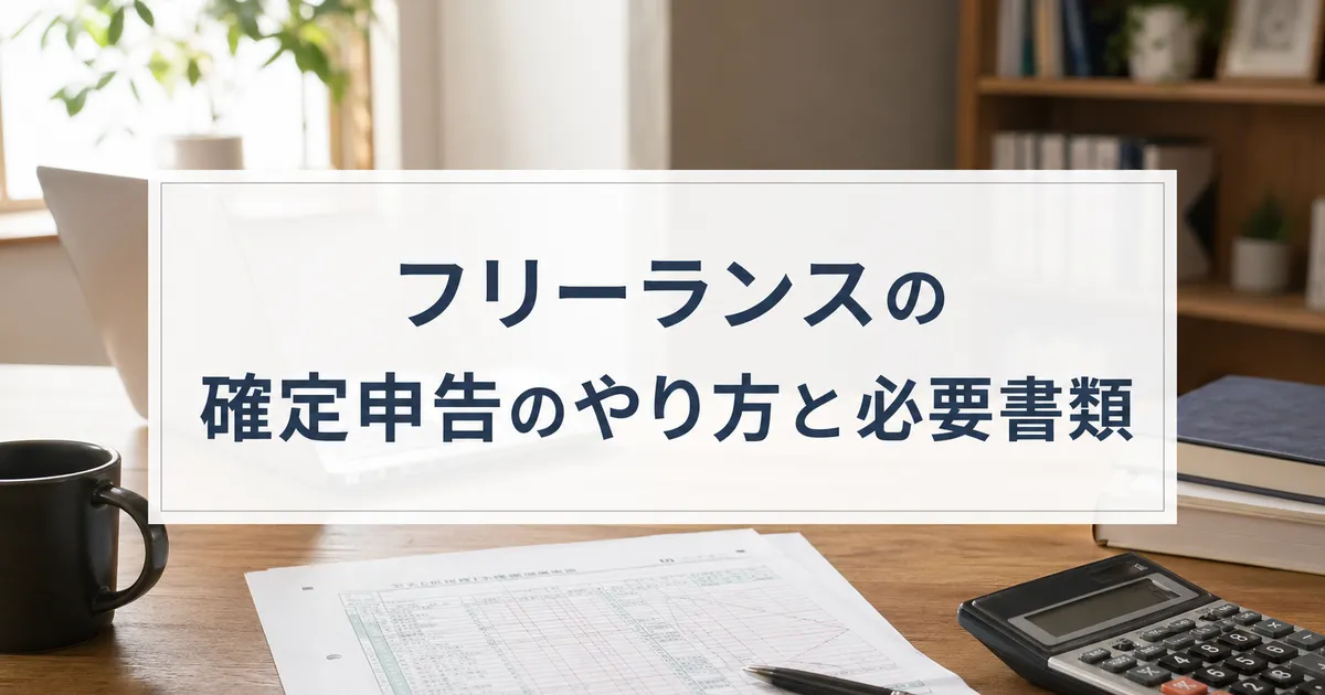 フリーランスの確定申告のやり方と必要書類