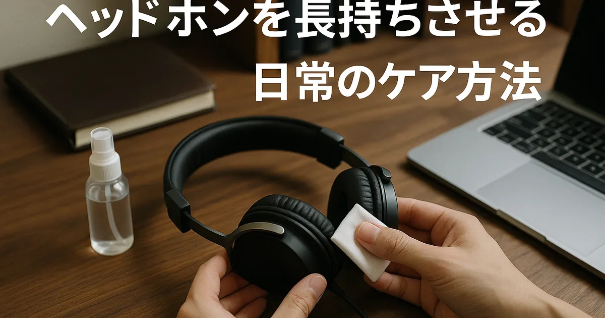 ヘッドホンを長持ちさせる日常のケア方法